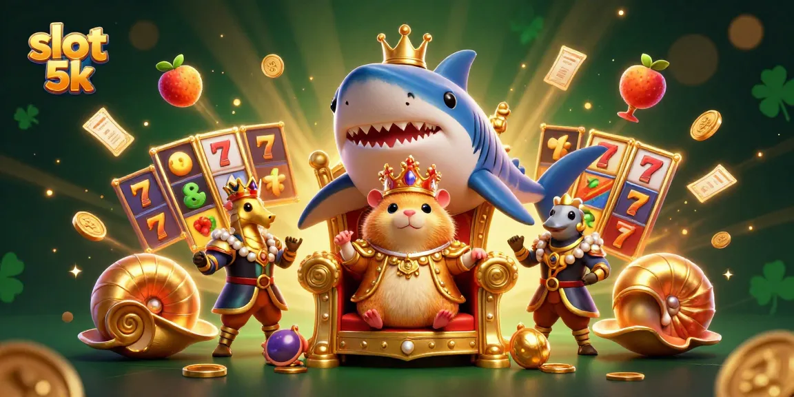 Experience the thrill of slot 5k, featuring dynamic symbols and characters in a colorful 3D casino world.