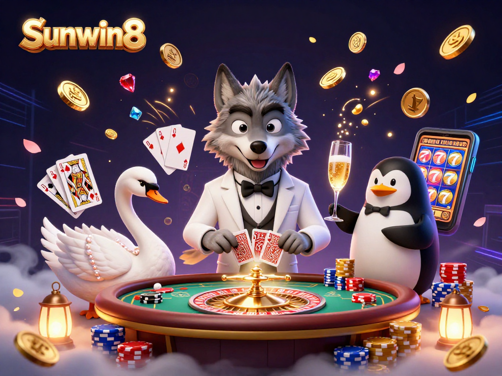 Experience the thrilling excitement of sunwin8 with charming characters and dynamic casino elements.