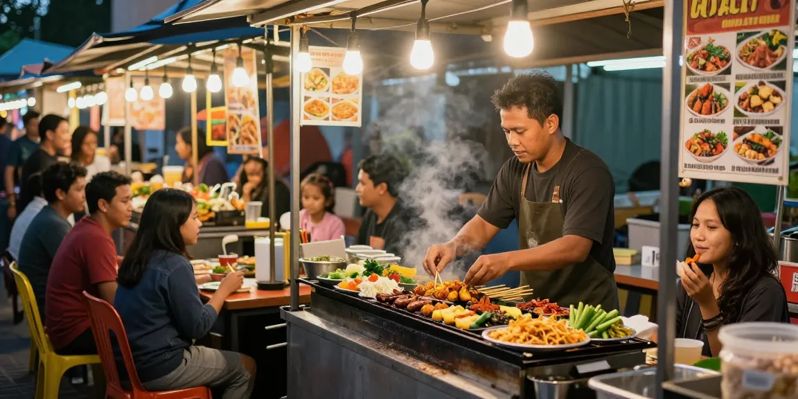 Warung225 adalah tempat makanan lezat di pasar malam dengan hidangan tradisional.