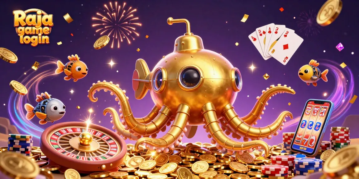 Experience the thrill with Raja game login, navigating through a wealth of winnings and dynamic casino elements.