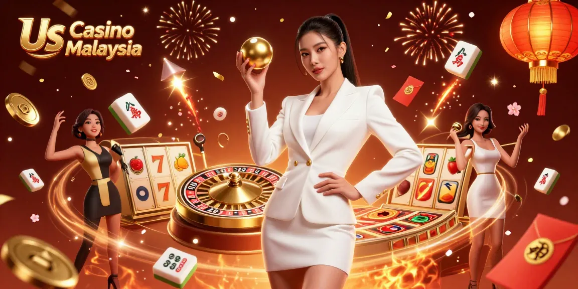 Experience thrilling gaming at Us Casino Malaysia, featuring vibrant slots and engaging casino elements.