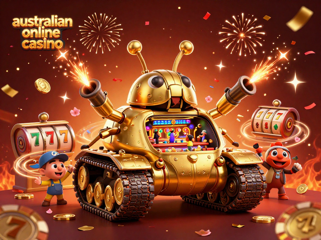 Explore exciting gameplay at an australian online casino with vibrant features and animations.