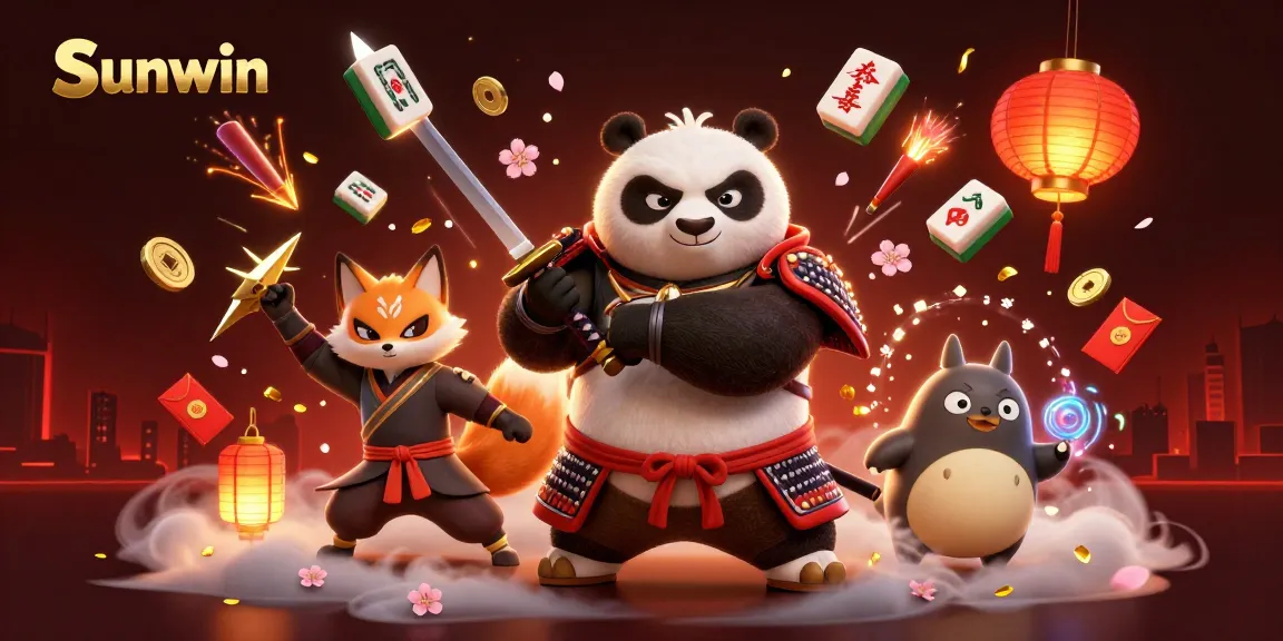 Join the sunwin gaming adventure with vibrant characters and dynamic casino elements.