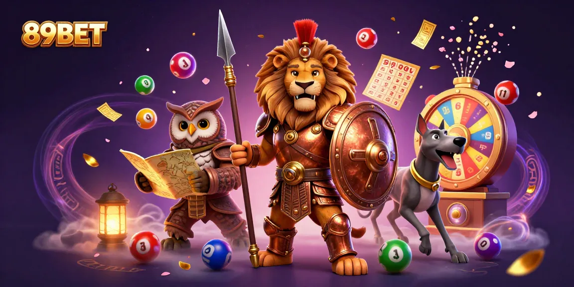 Experience thrilling action at 89BET with vibrant casino elements and dynamic characters.