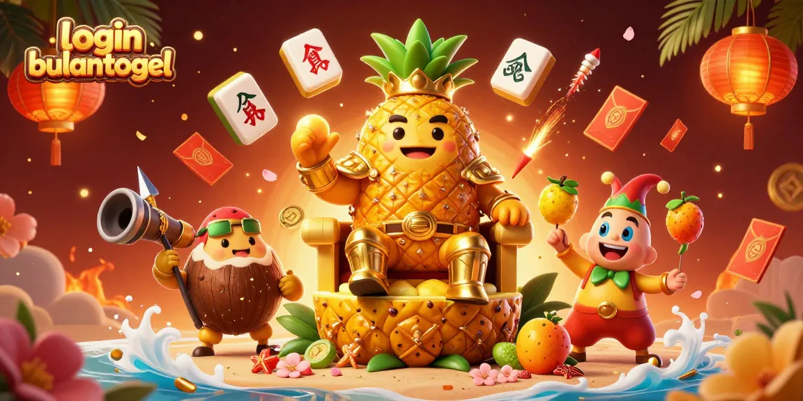 Menangkan login bulantogel di kasino pantai dengan Raja Nenas dan kostum unik.