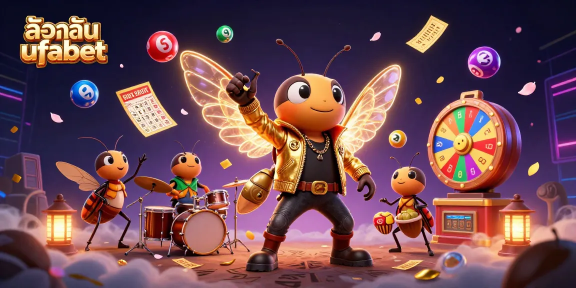 Engage with ล็อคอิน ufabet as a 3D cartoon cicada rock star and dynamic casino scene comes to life.
