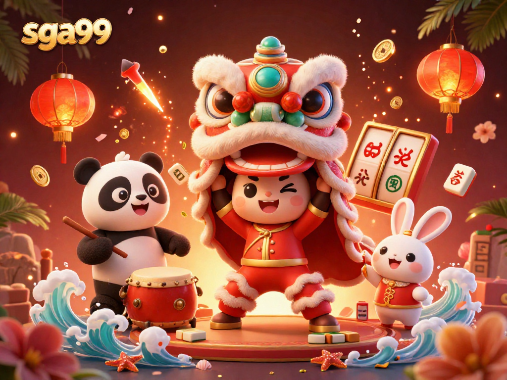 Experience thrilling wins with sga99 in a vibrant casino celebration scene.