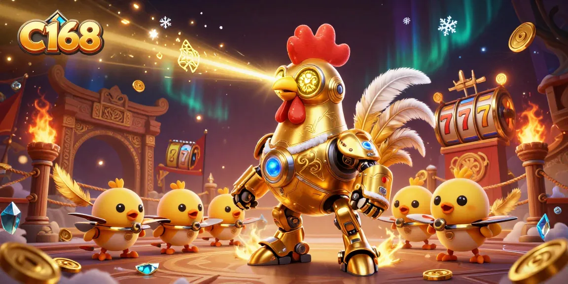 Experience lucky wins with C168's vibrant casino world featuring dynamic game elements and vivid characters.