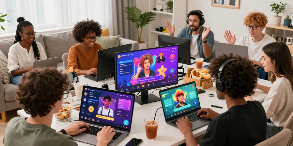 Players engaging in the Status AI app, creating unique personas and interacting with favorite characters
