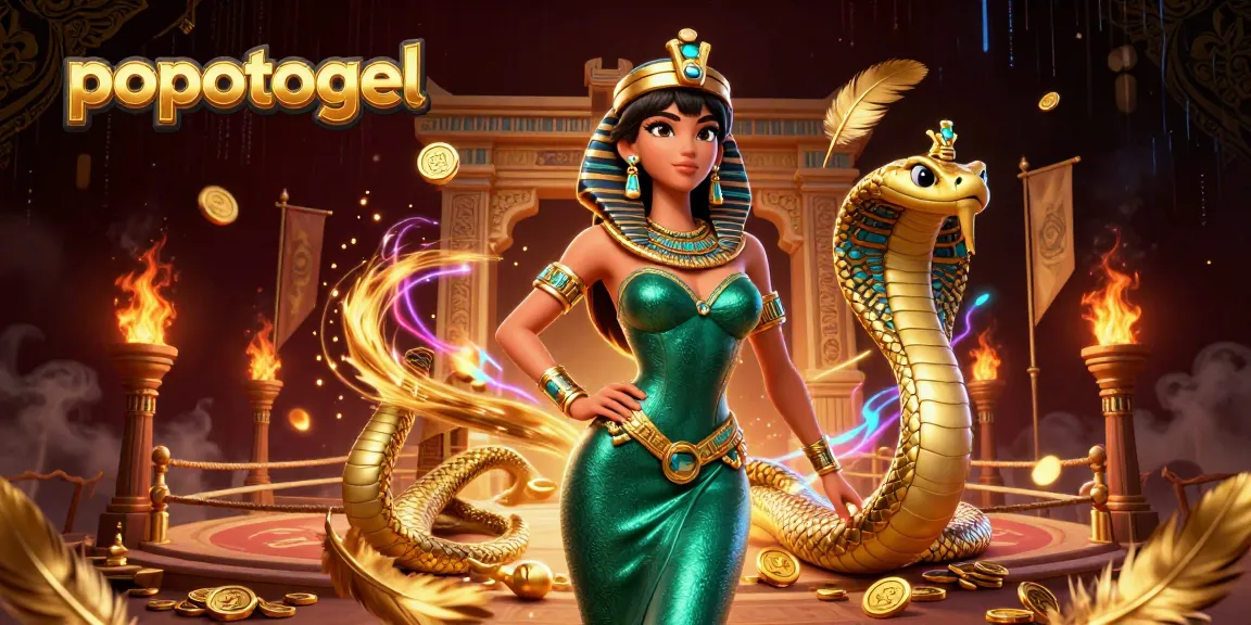 Experience popotogel thrills with a dazzling scene of casino glory and vibrant game elements.
