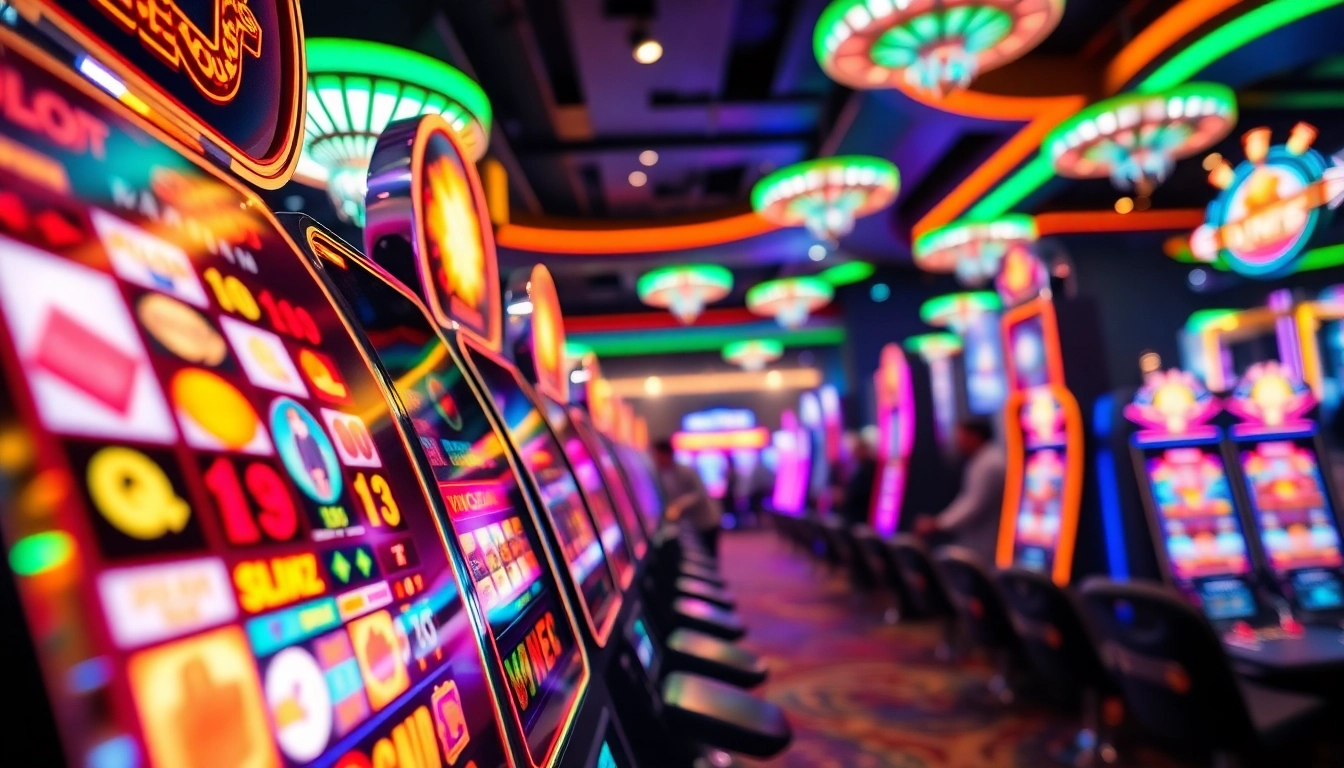 Slot Game dimainkan dengan berbagai mesin yang berwarna-warni di kasino