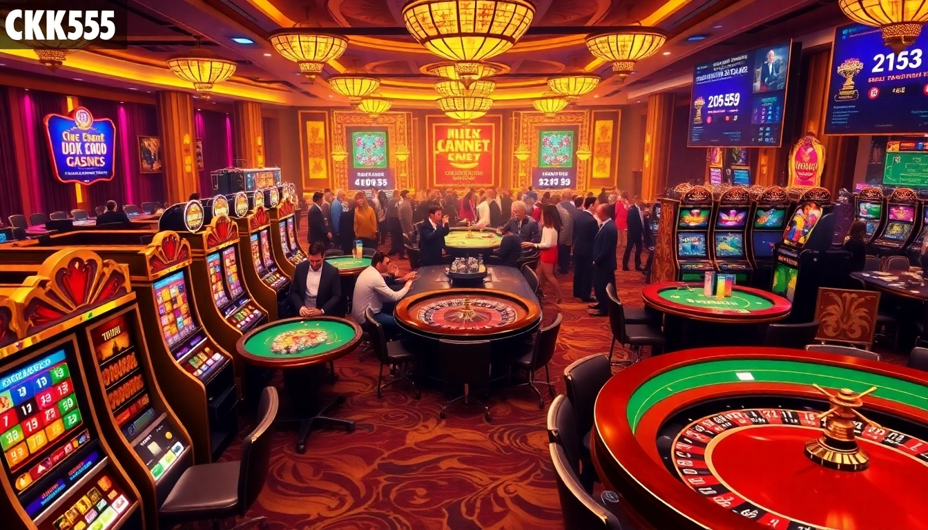 Experience thrilling gameplay at KK55.com with vibrant casino tables and lively players.