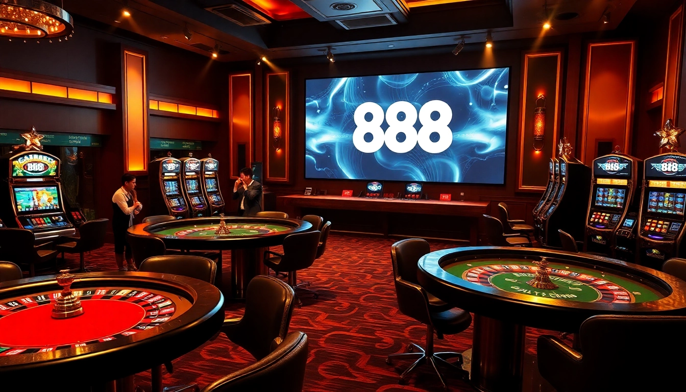 Experience thrilling gameplay at u 888 casino with vibrant slots and live-action tables.